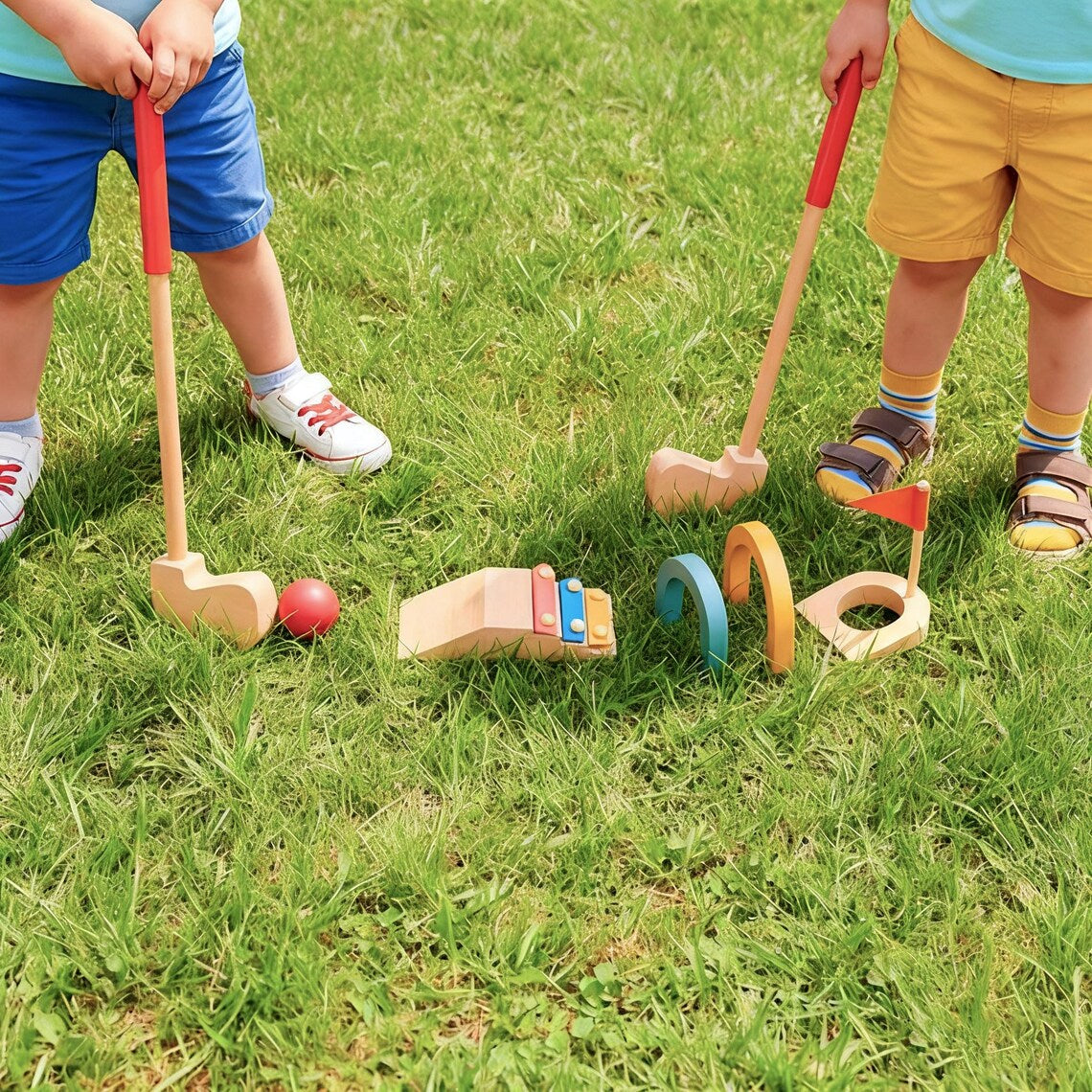 Wooden Golf Toy for Kids